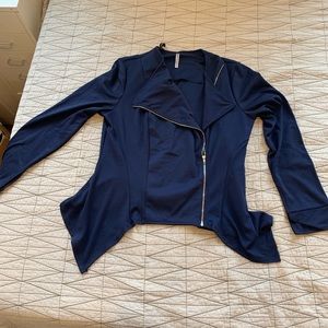 Navy moto style jacket